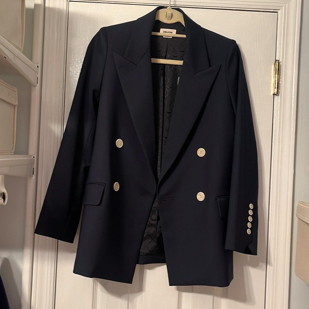 NWT Zadig & Voltaire navy Jacket
